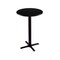 Holland Bar Stool Co 36" 211 Black Table, 24" dia. Top 211-2236BW24R - alternate 1